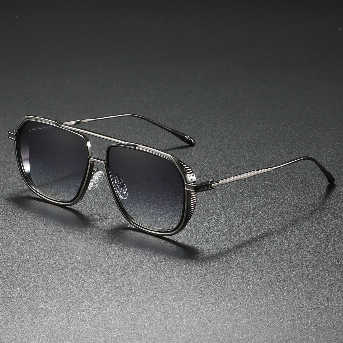 Men’s Classic Sora Aviator Sunglasses – Metal Frame with Double Bridge Design
