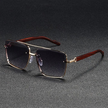 Men's Classic Aviator Sunglasses – Durable Metal Frame with Tinted Lenses