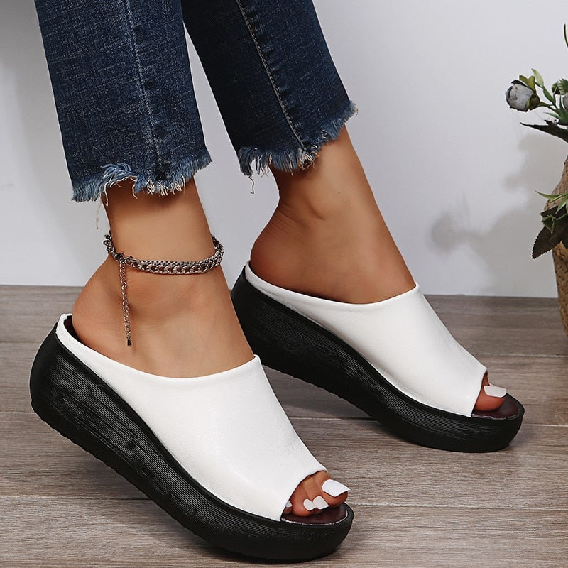 Elysia | Elegant Orthopedic Platform Sandals