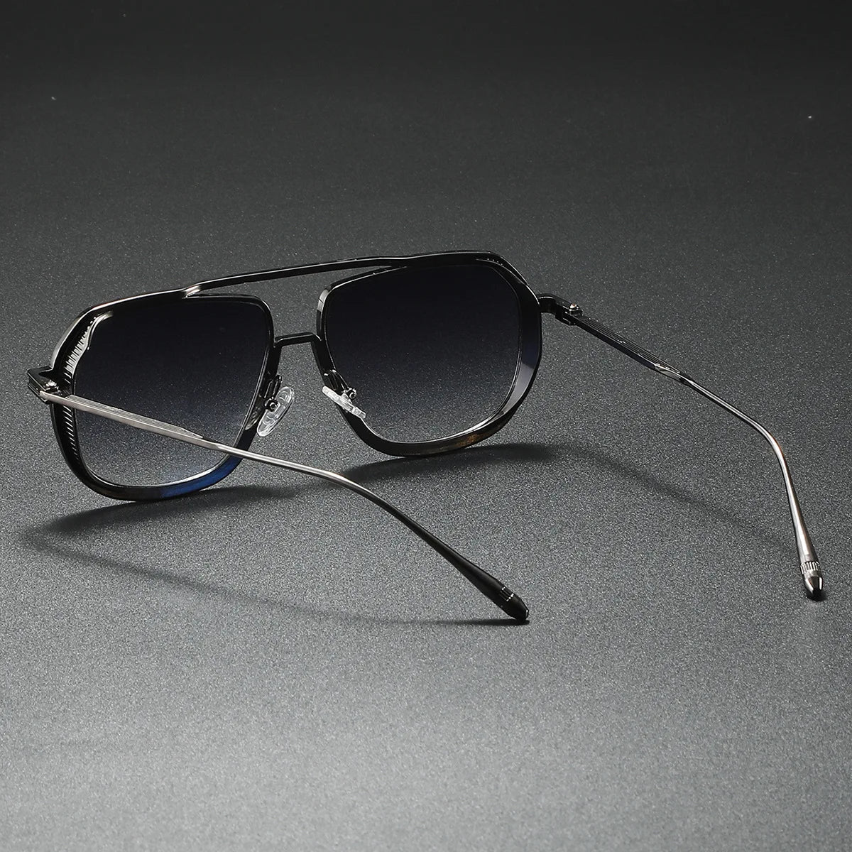 Men’s Classic Sora Aviator Sunglasses – Metal Frame with Double Bridge Design