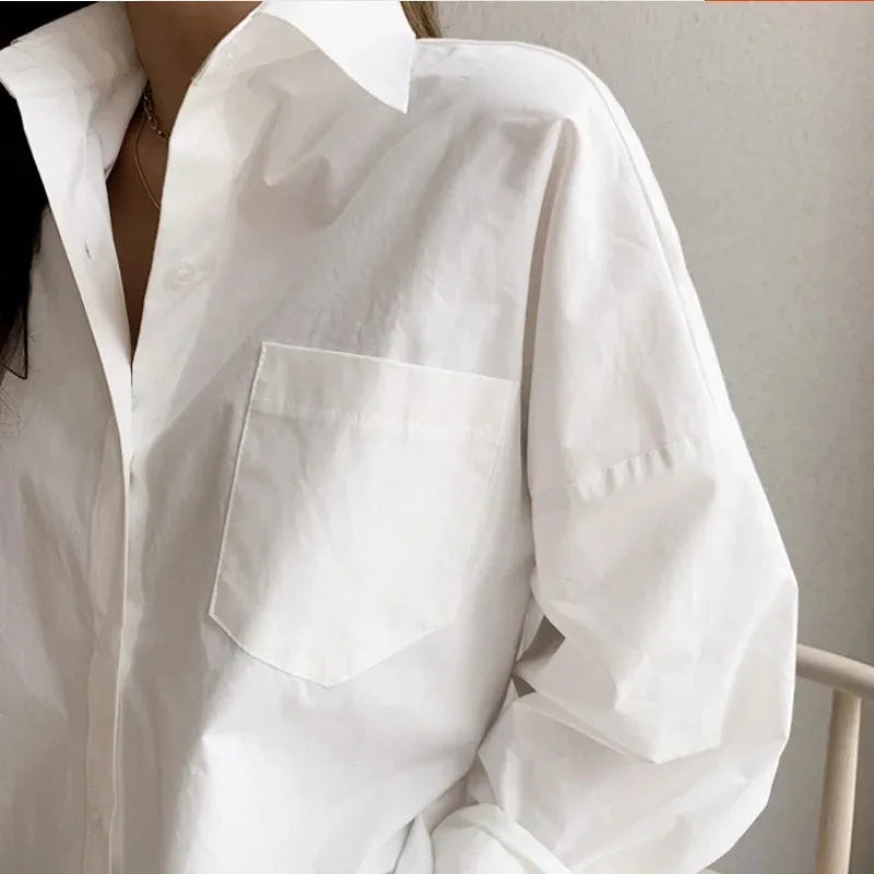 Valerie | Effortless Oversized Button Down Shirt