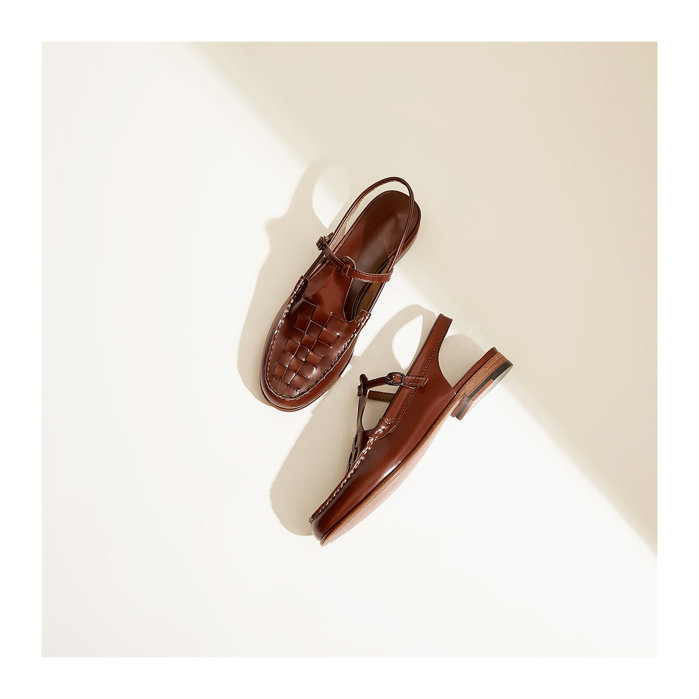 Celeste | Elegant Woven Leather Slingback