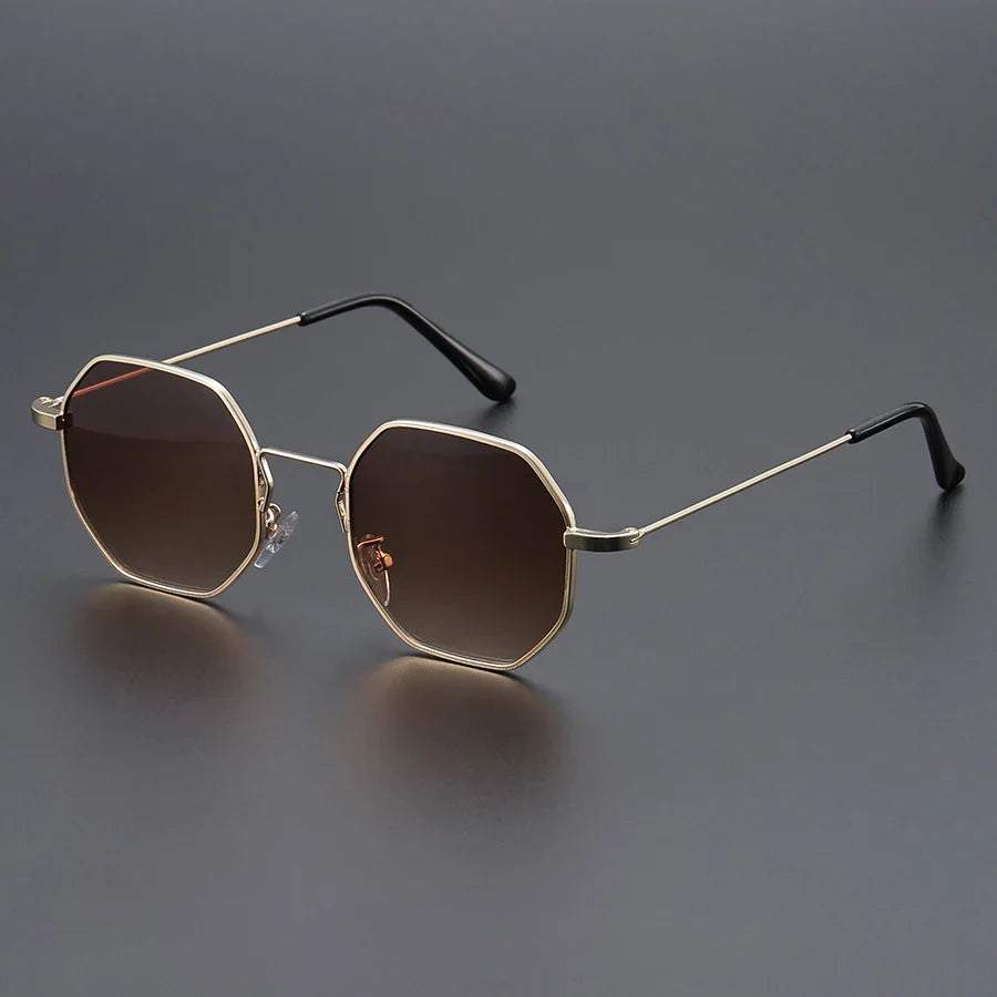 Men's Stylish Rectangle Sunglasses with Bold Frame Design