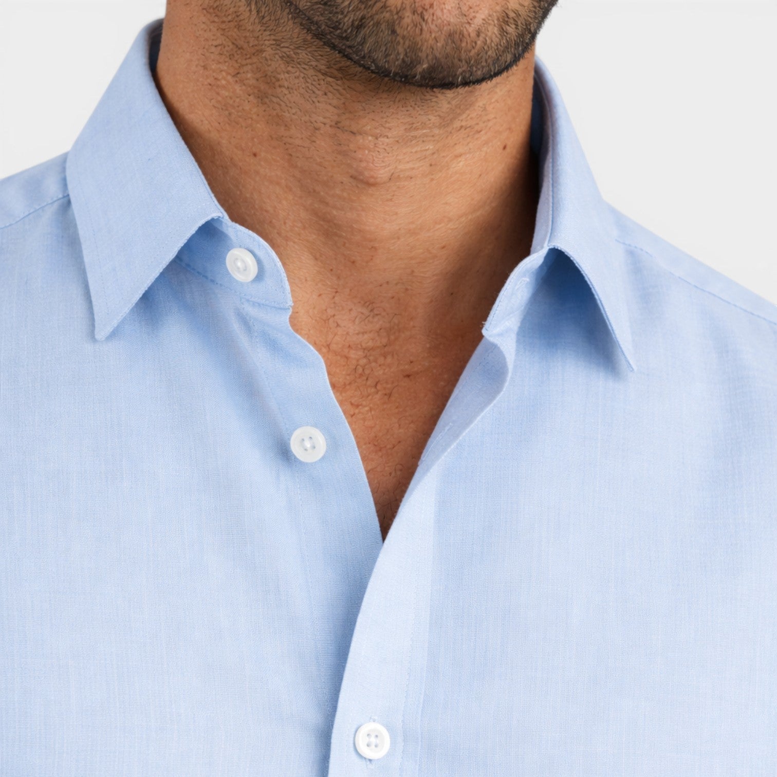 Trent | Men's Shirt Short Sleeve Linen Style Business Casual