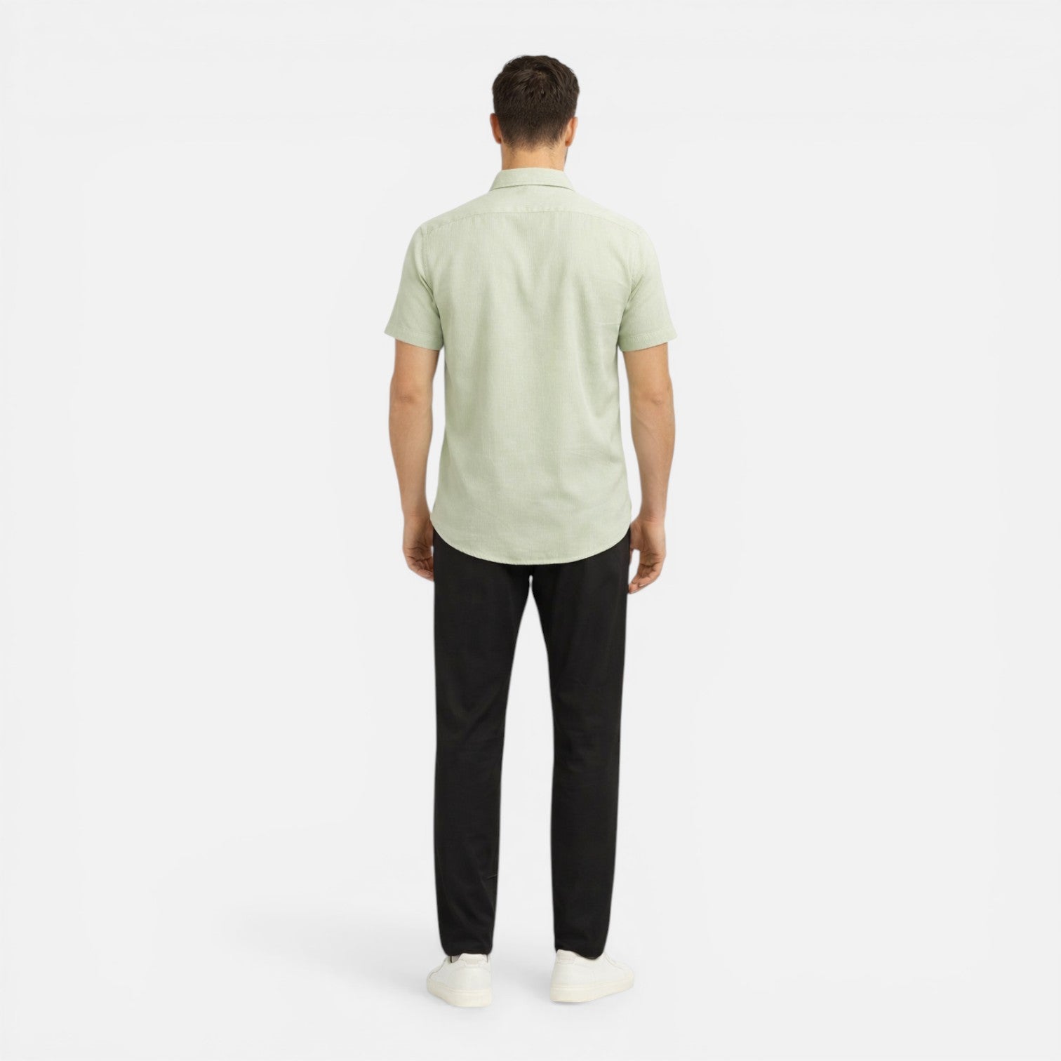 Trent | Men's Shirt Short Sleeve Linen Style Business Casual