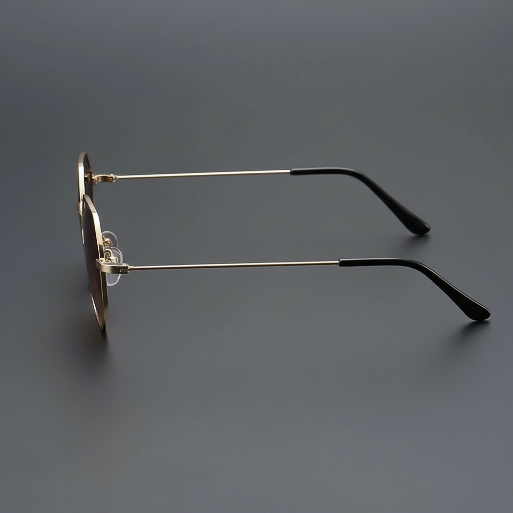 Men's Stylish Rectangle Sunglasses with Bold Frame Design
