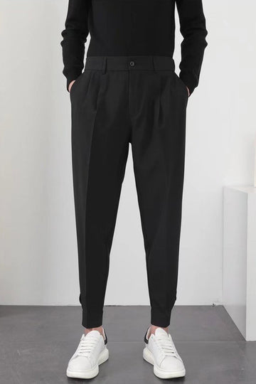 Kieran | Men's Classic Pleated Tailored Chinos