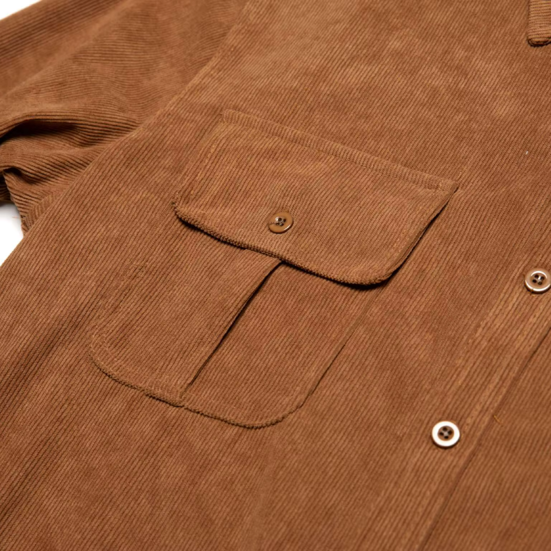 Thaddeus | Men's Classic Corduroy Pocket Shirt