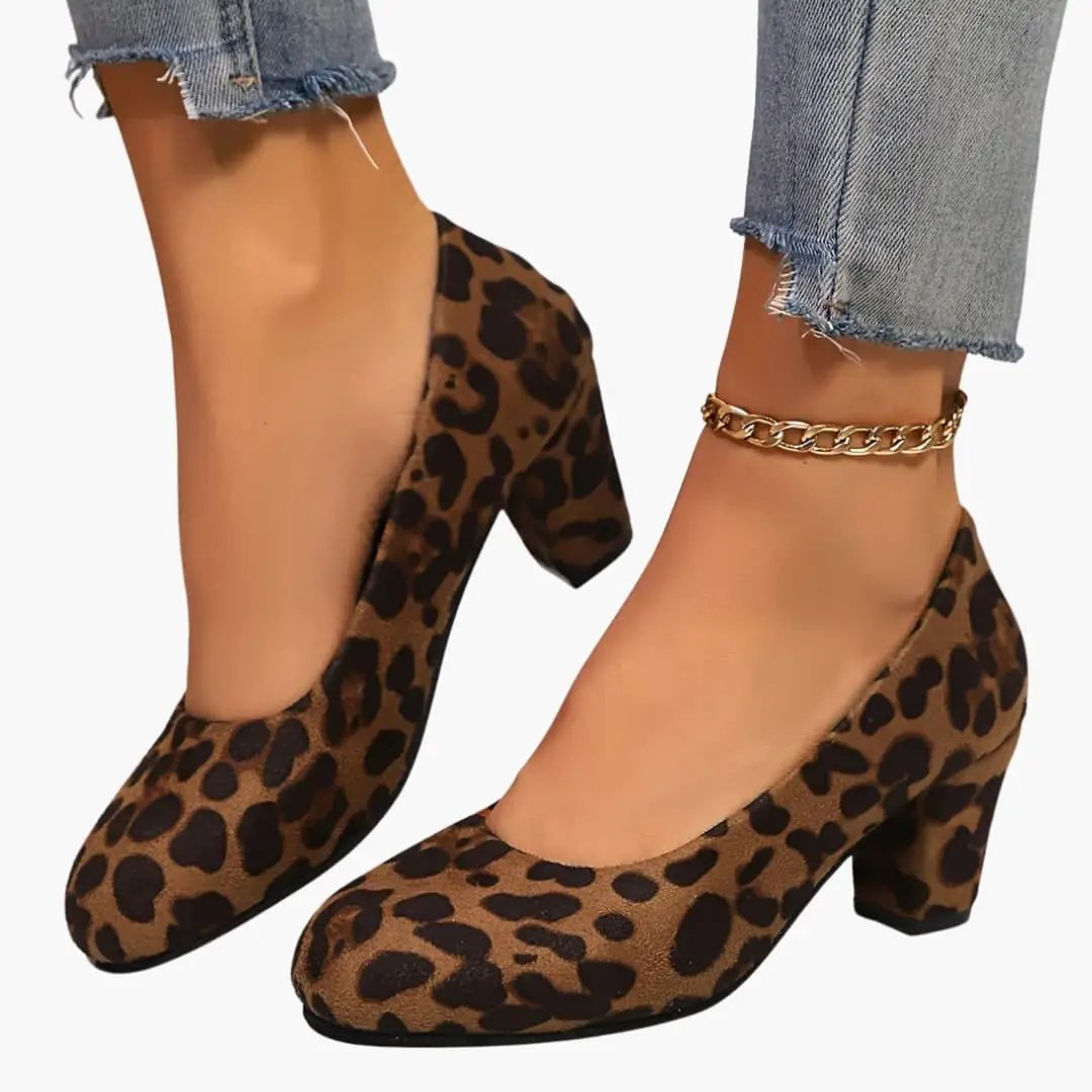 Ophelia | Comfortable Wide Toe Block Heels