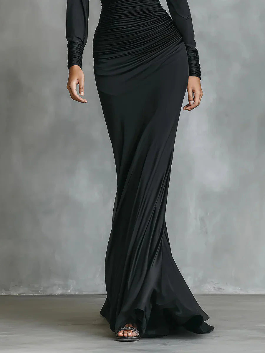Cordelia | Maxi Dress One Shoulder Ruched Formal