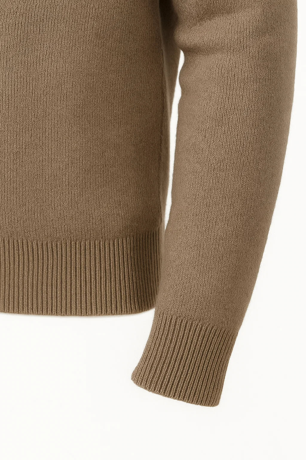 Men's Thick Knit Hooded Cardigan - Merino Wool Construction with Front Pockets