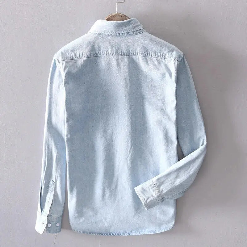 Thorne | Men's Classic Denim Button Down Shirt