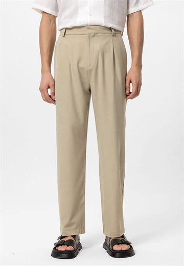 Evander | Men's Tailored Wide Leg Pleated Trousers