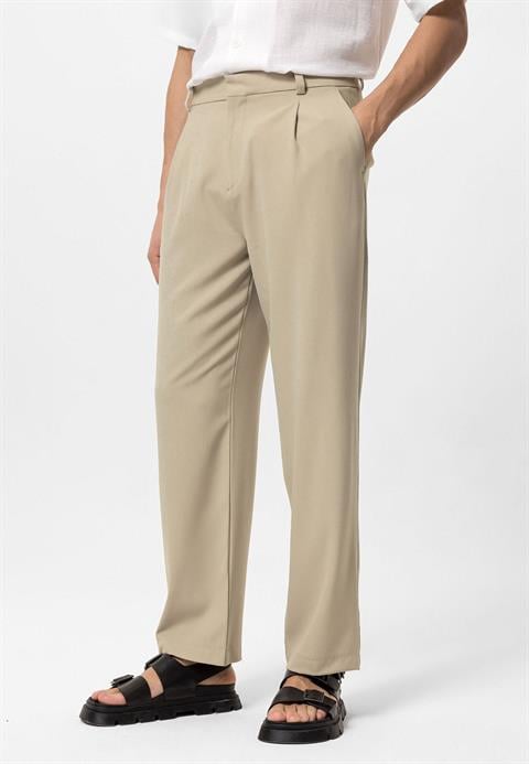 Evander | Men's Tailored Wide Leg Pleated Trousers