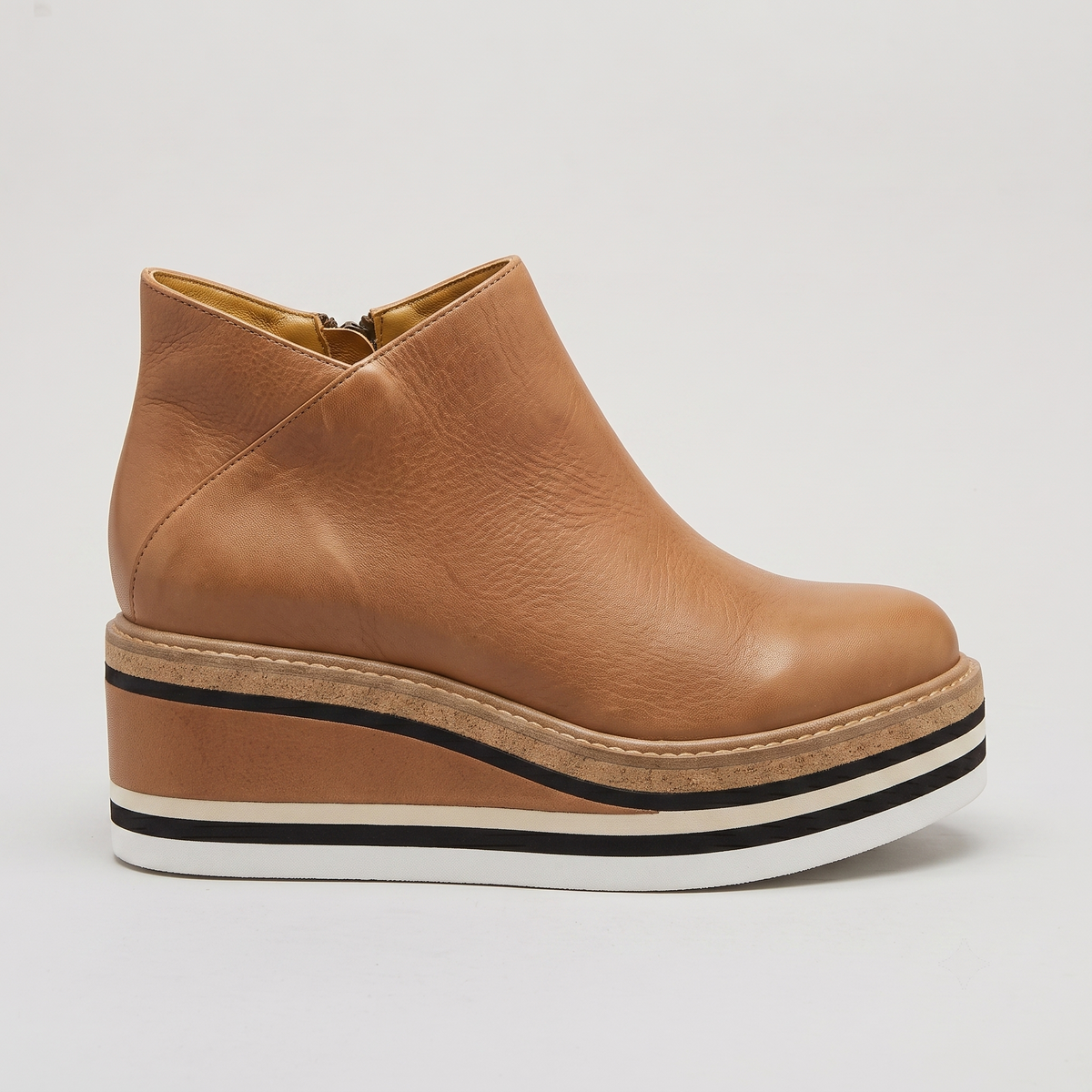 Women's Ankle Boots Platform Sole Chelsea Elastic Gusset