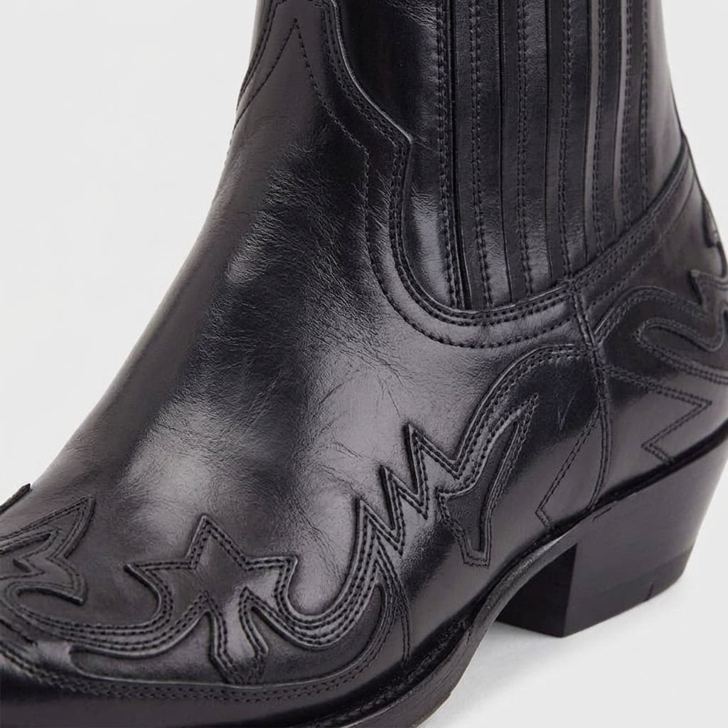 Men's Ankle Boots Pointed Toe - Cuban Heel