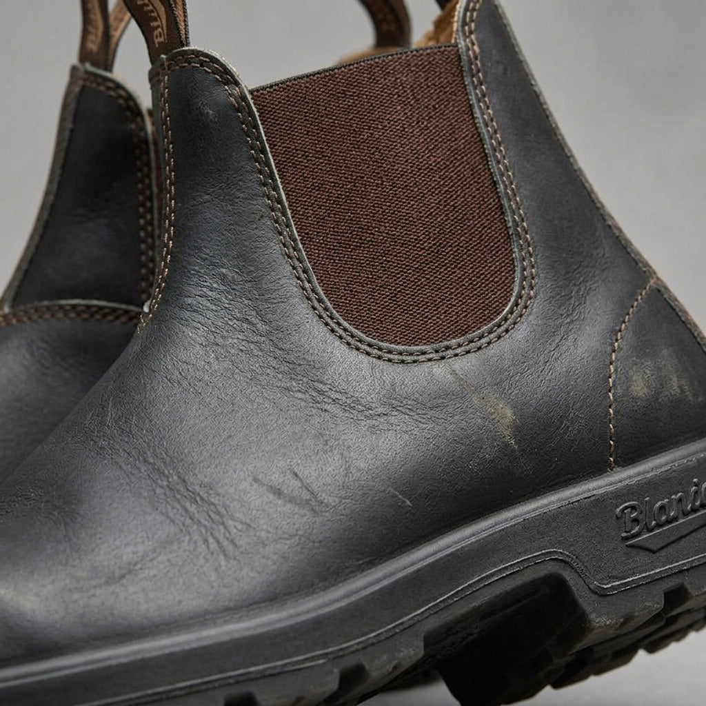 Men's Chelsea Boots - Round Toe Pull-On