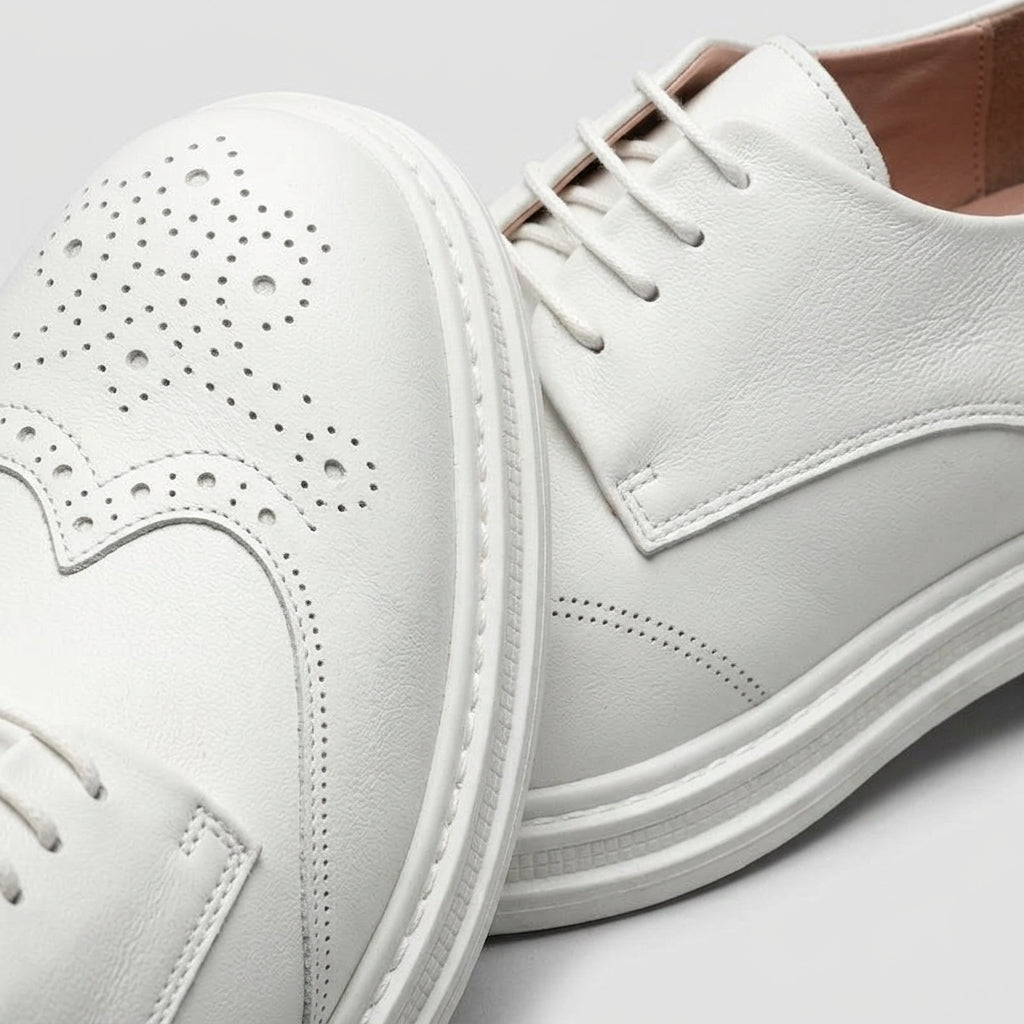 Men's Leather Brogue Oxford Shoes