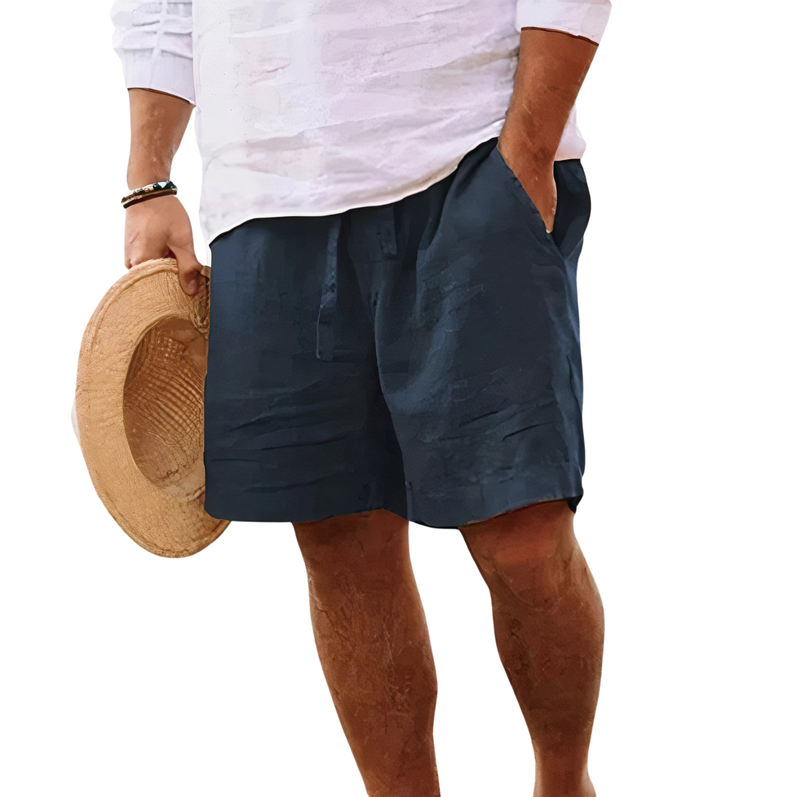 Brennan | Men's Relaxed Linen Shorts