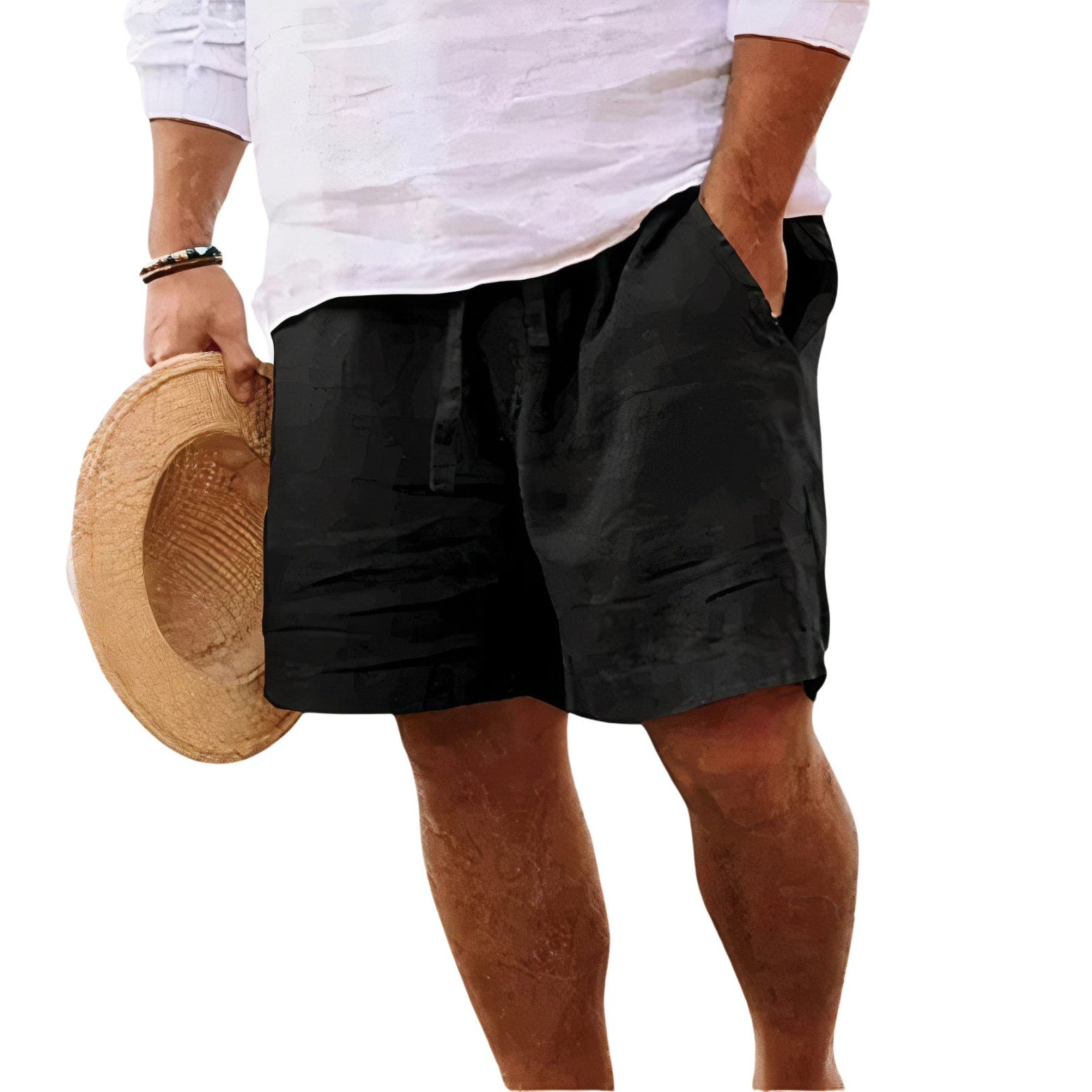 Brennan | Men's Relaxed Linen Shorts
