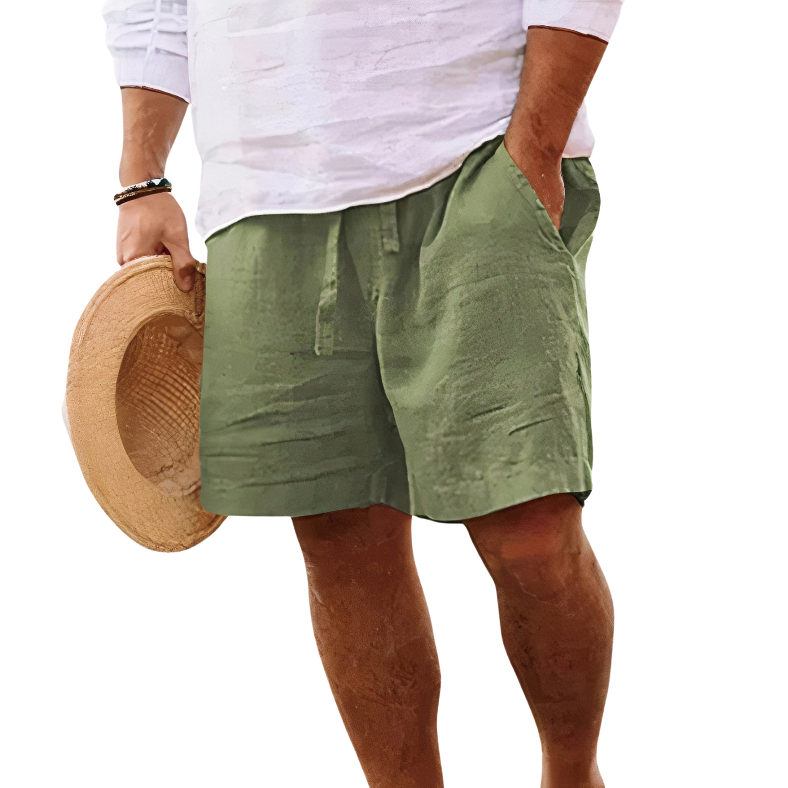Brennan | Men's Relaxed Linen Shorts
