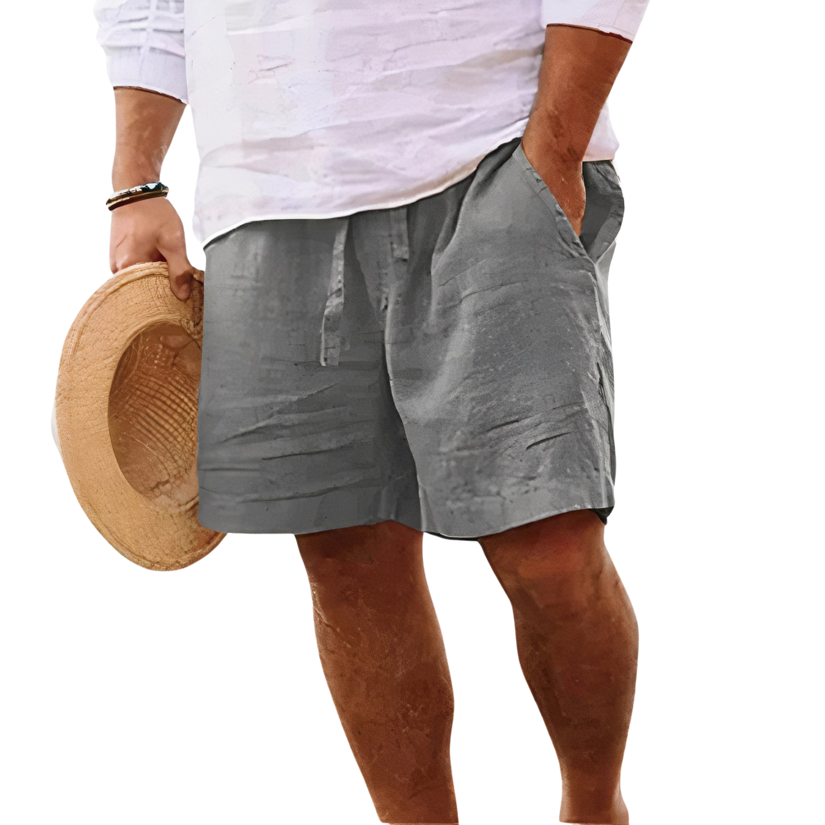 Brennan | Men's Relaxed Linen Shorts