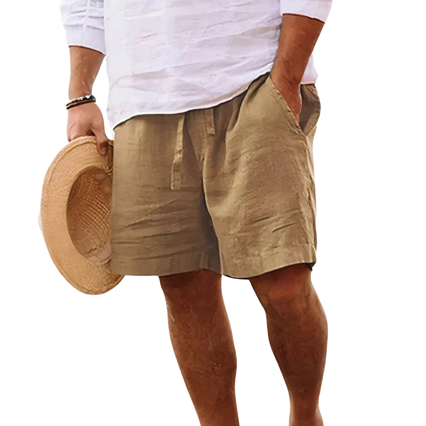 Brennan | Men's Relaxed Linen Shorts