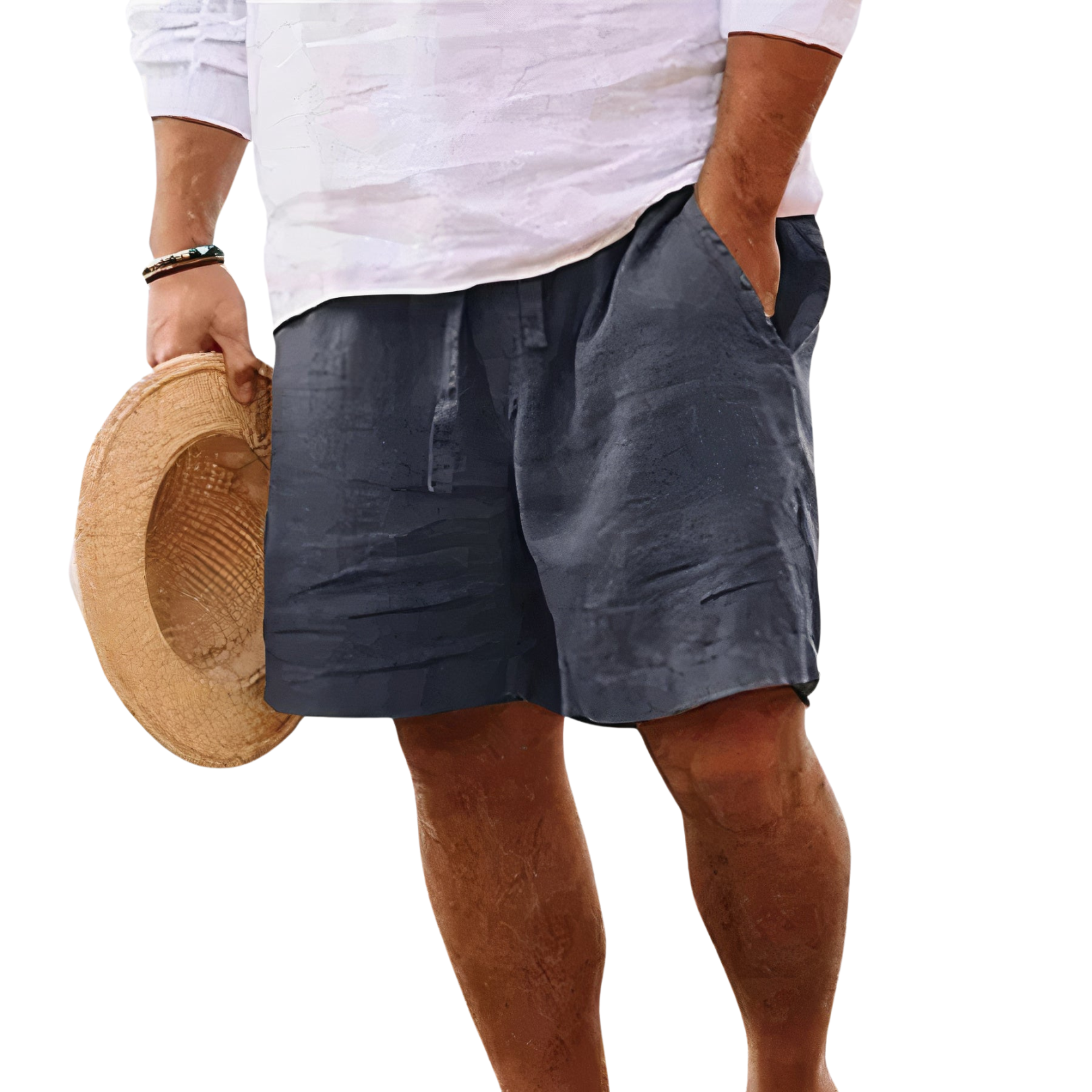 Brennan | Men's Relaxed Linen Shorts