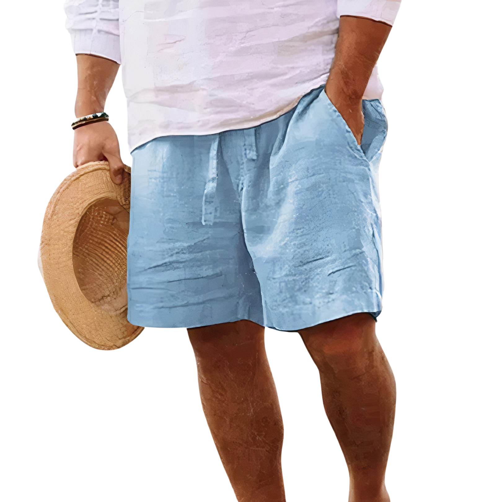 Brennan | Men's Relaxed Linen Shorts