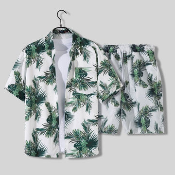 Kodiak | Men's Casual Hawaiian Shirt & Shorts Set
