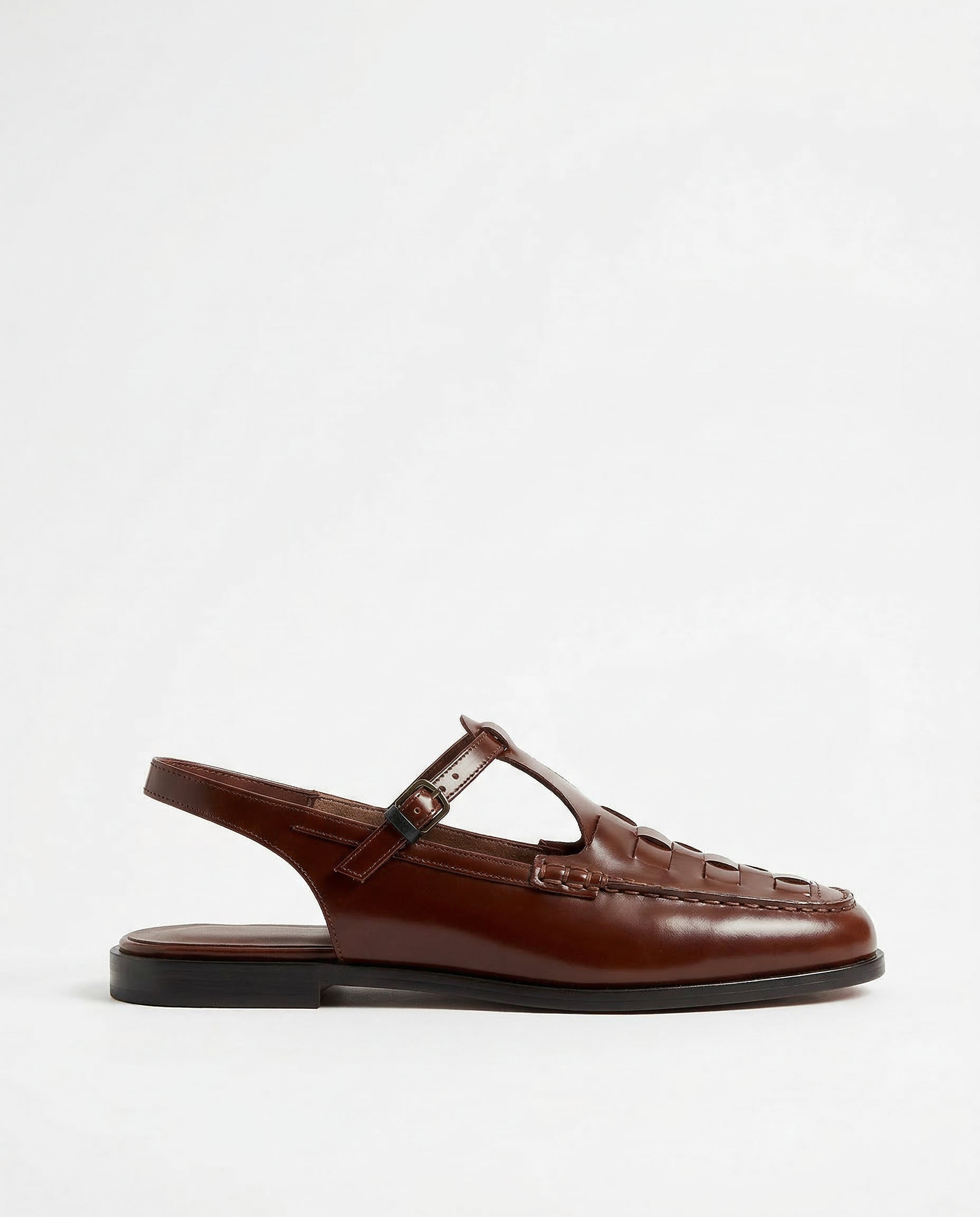 Celeste | Elegant Woven Leather Slingback
