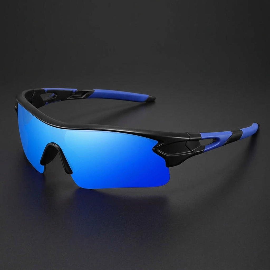 Men's Sport Sunglasses - Lightweight Frame with Wraparound Design and UV Protection