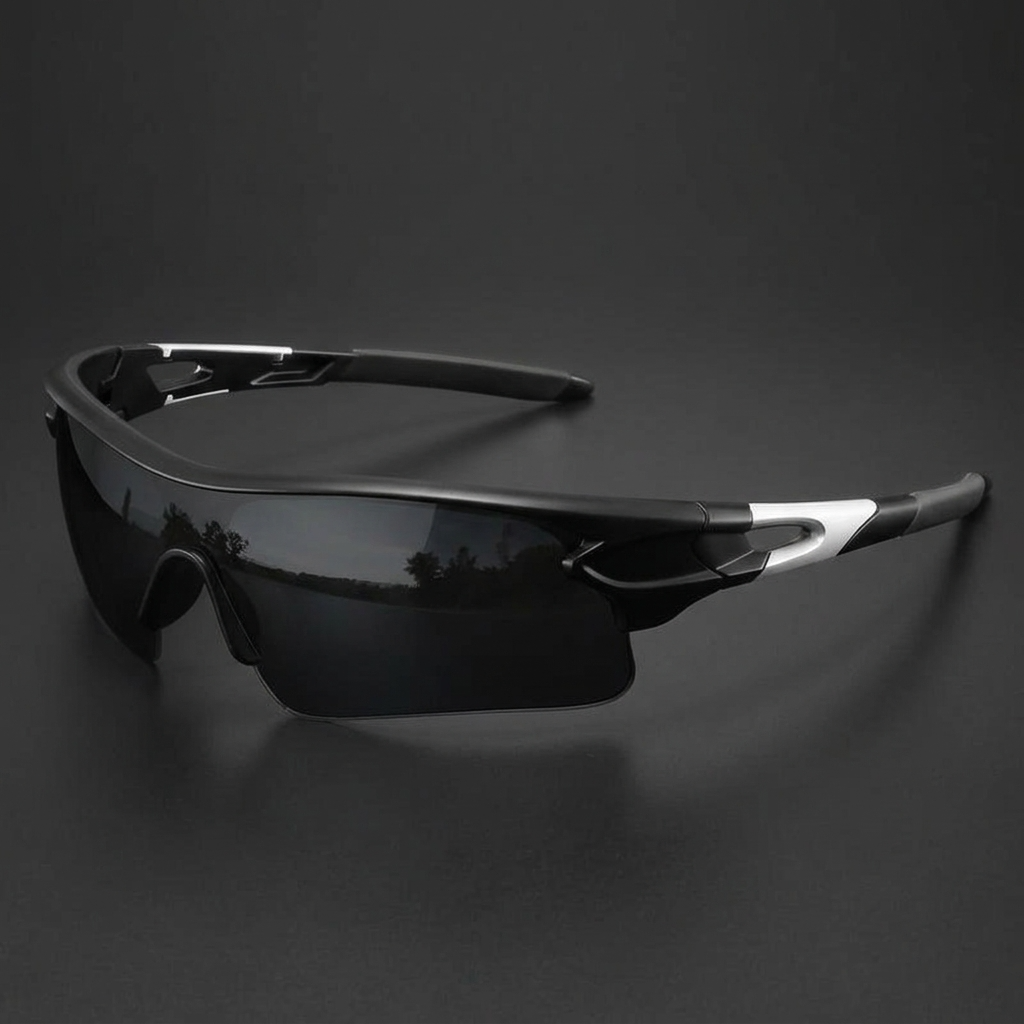 Men's Sport Sunglasses - Lightweight Frame with Wraparound Design and UV Protection