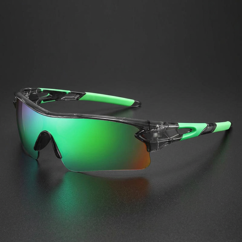 Men's Sport Sunglasses - Lightweight Frame with Wraparound Design and UV Protection