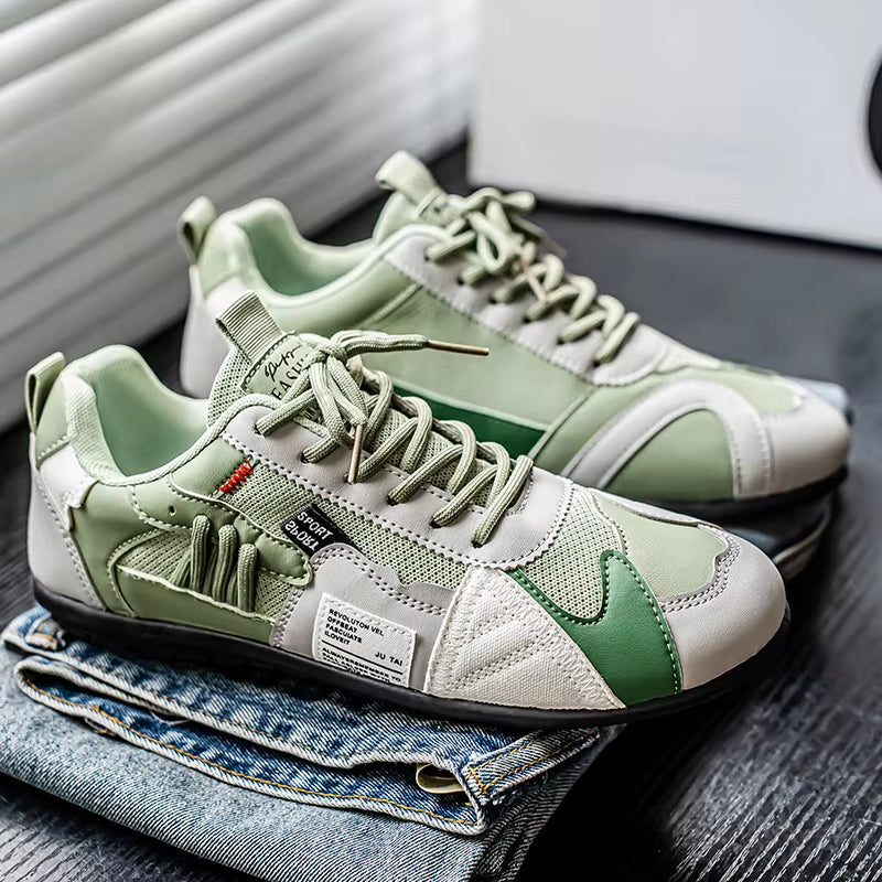 Kieran | Men's Sneakers Multi-Panel Patchwork Casual