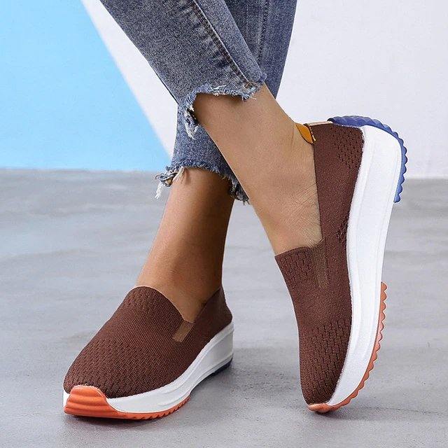Thalia | Orthopedic Knit Slip-On Sneakers