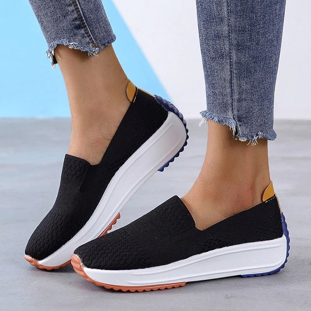 Thalia | Orthopedic Knit Slip-On Sneakers