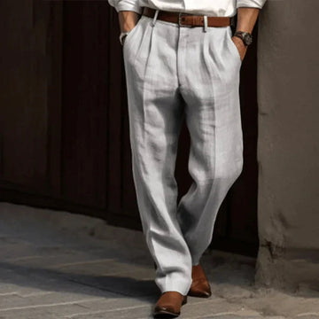 Bellamy | Men's Classic Pleated Wide Leg Palazzo Pants