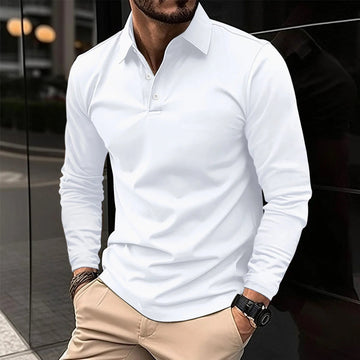 Brennan | Men's Classic Long Sleeve Polo