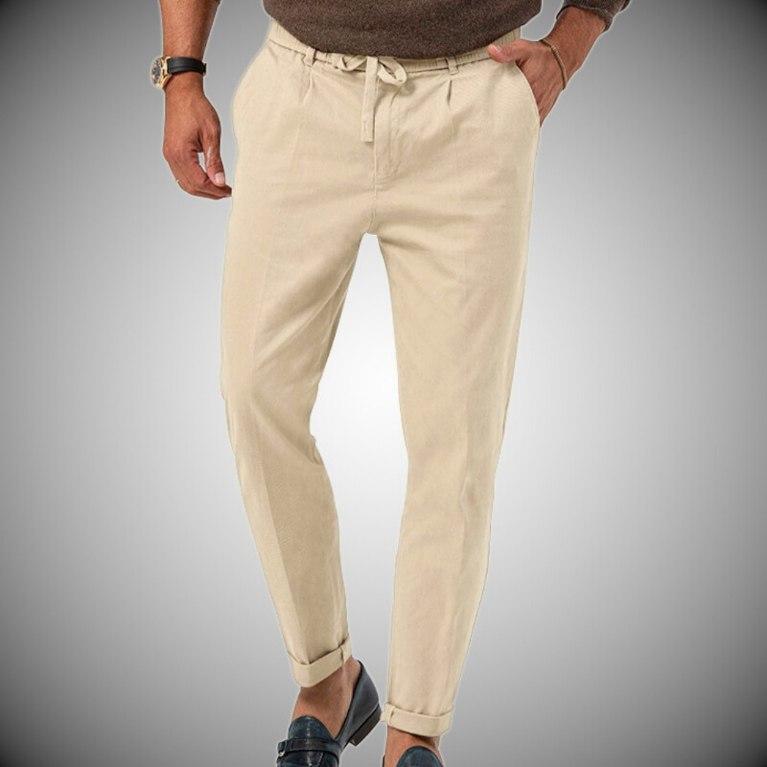 Jasper | Men's Casual Drawstring Chinos