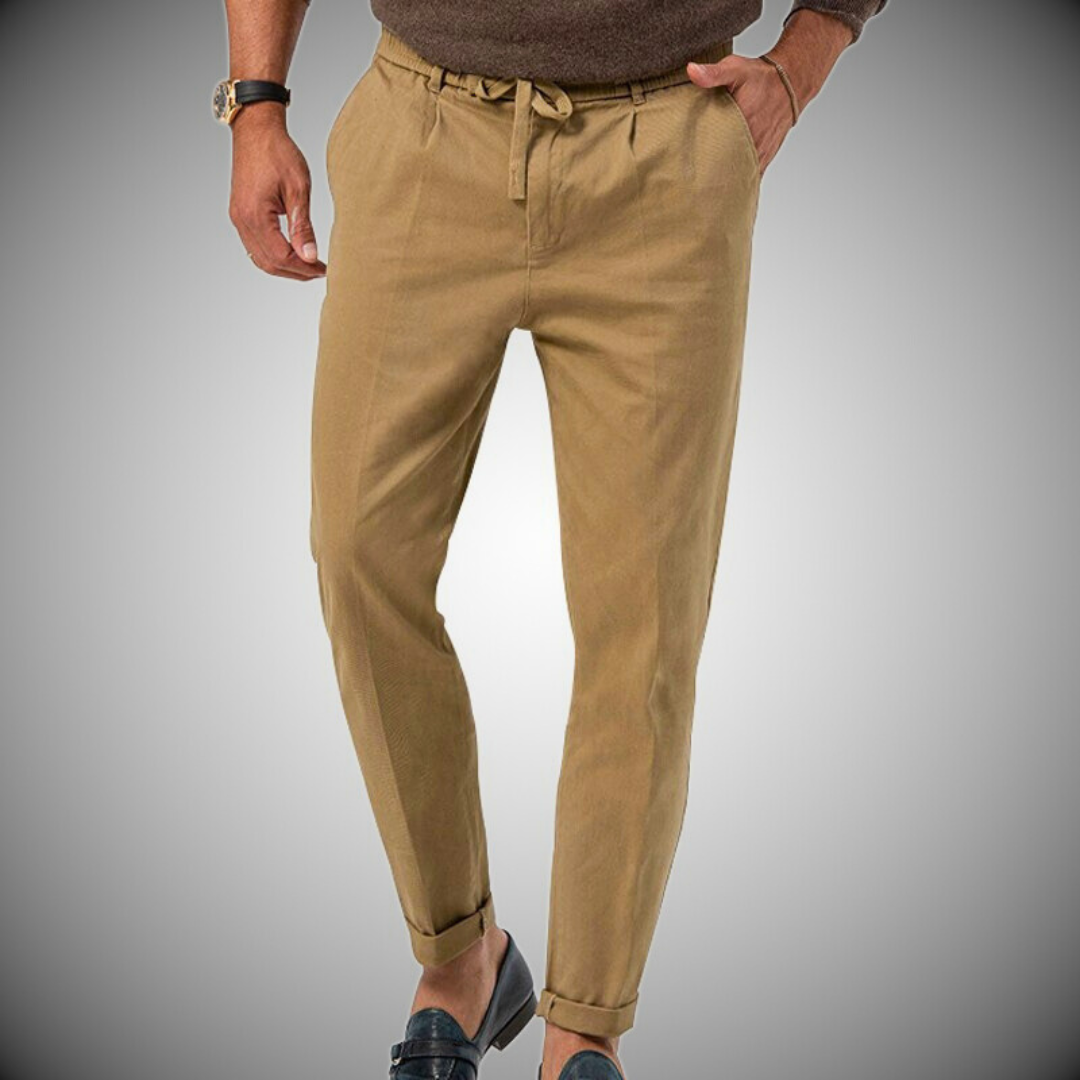 Jasper | Men's Casual Drawstring Chinos