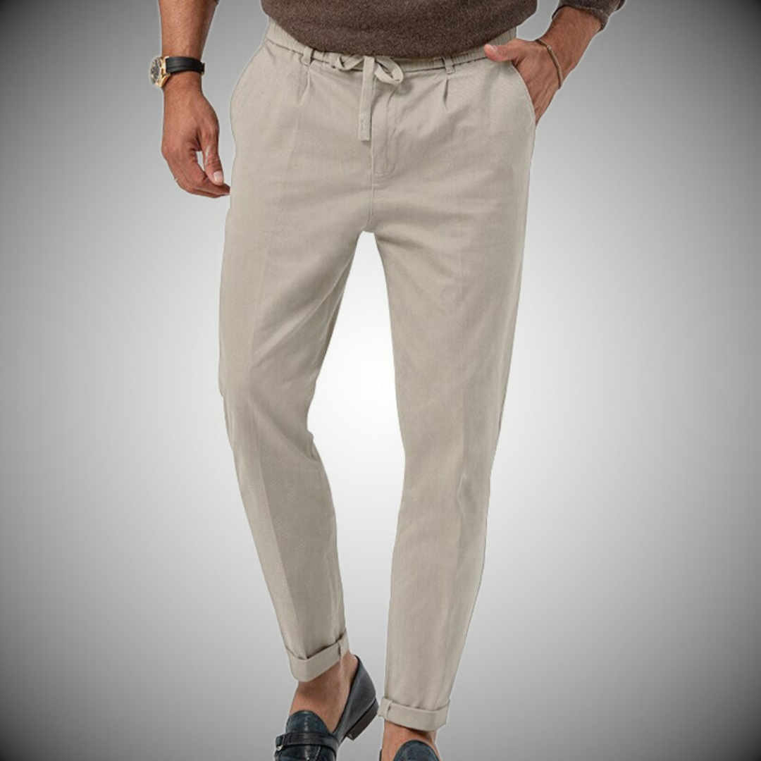 Jasper | Men's Casual Drawstring Chinos