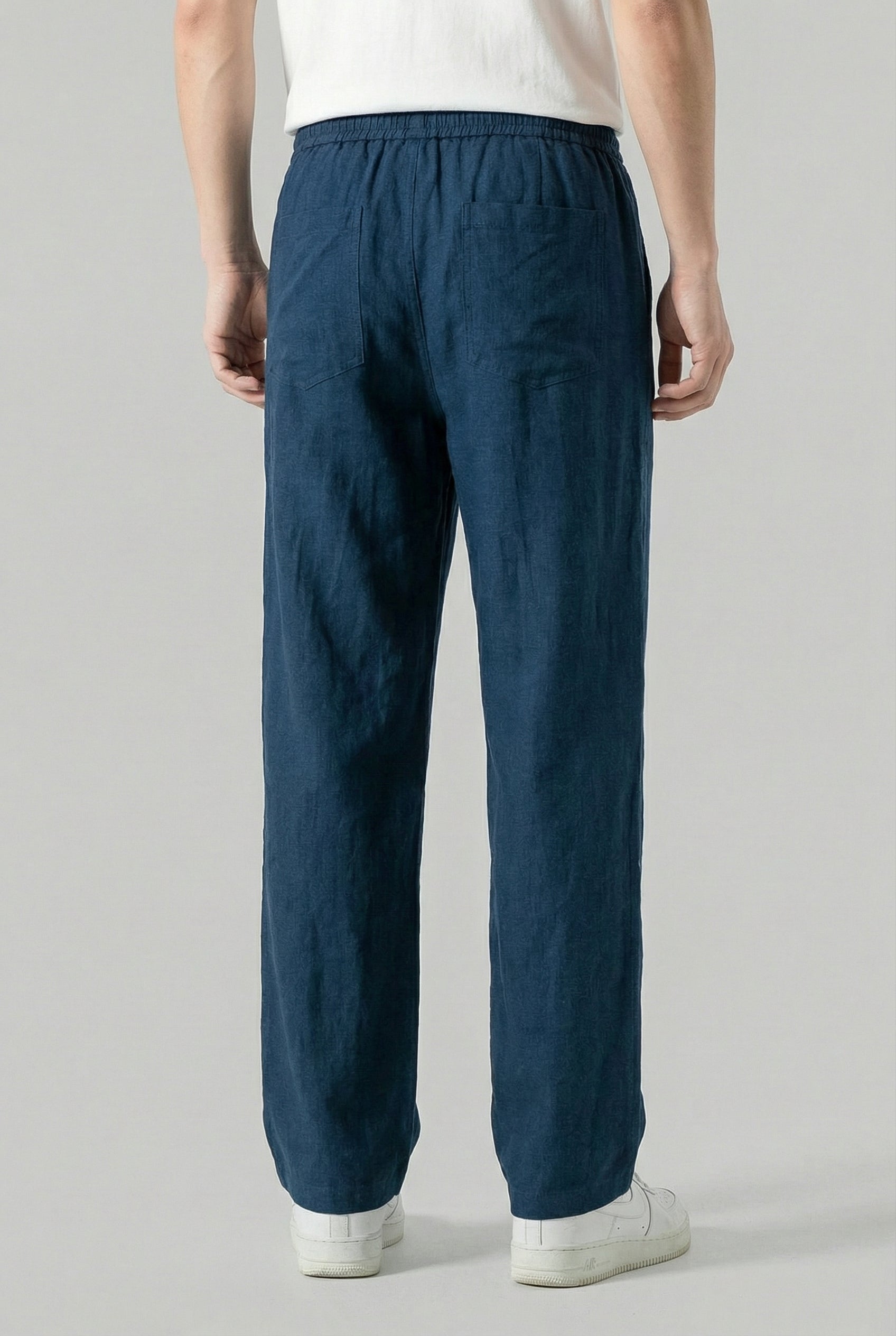 Braxton | Men's Relaxed Linen Drawstring Joggers