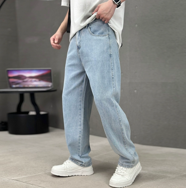 Finn | Men's Relaxed Denim Straight Leg Jeans