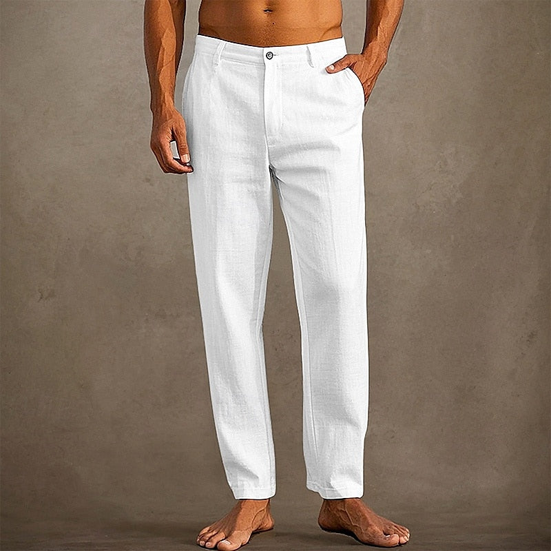 Baxter | Men's Lightweight Linen Trousers
