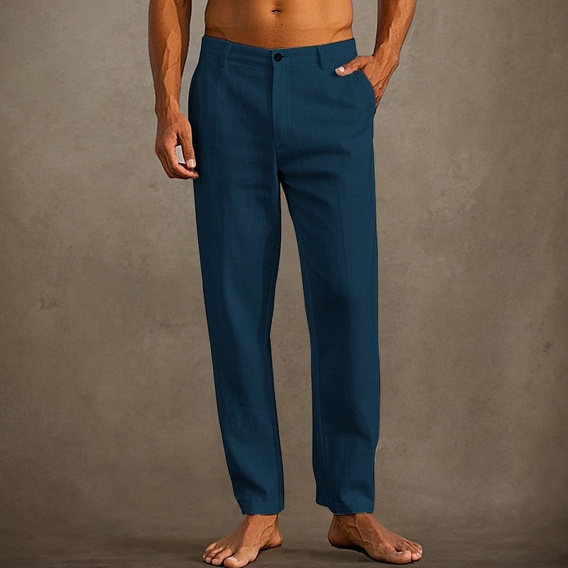 Baxter | Men's Lightweight Linen Trousers