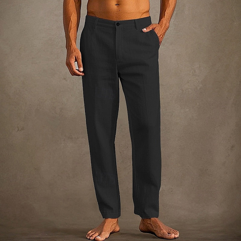 Baxter | Men's Lightweight Linen Trousers