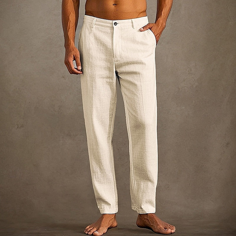 Baxter | Men's Lightweight Linen Trousers