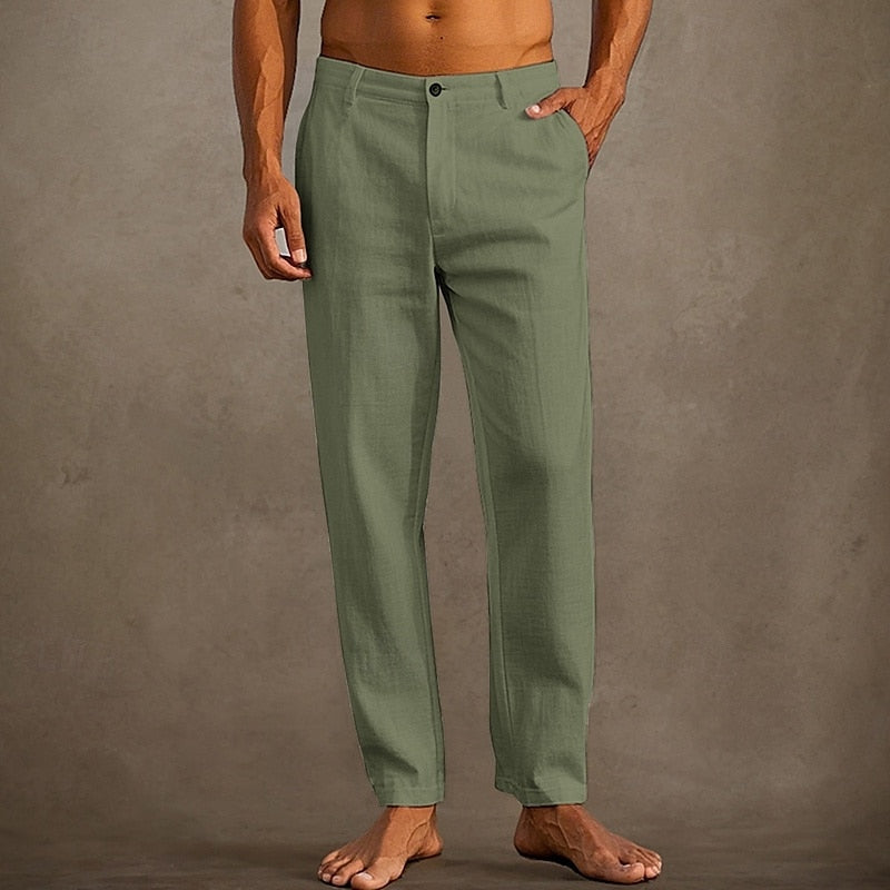Baxter | Men's Lightweight Linen Trousers