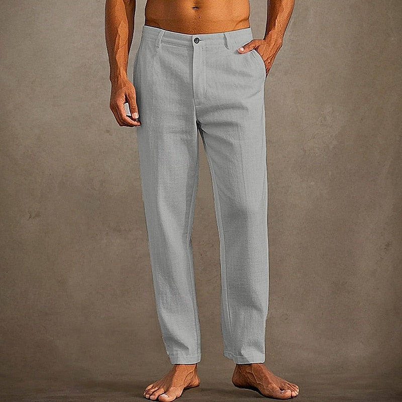 Baxter | Men's Lightweight Linen Trousers